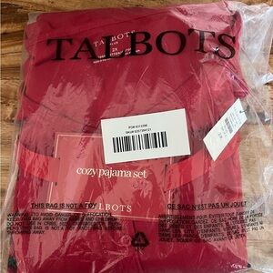 Talbots Vibrant Red Pajama Set